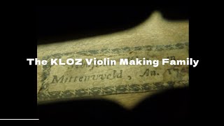 The Kloz Violin Makers of Mittenwald and Introducing the Geigenbau Museum [upl. by Gilmer]