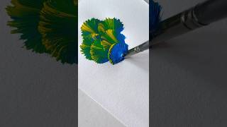 Easy Flower Painting for Technique 😱🤔 shorts craft art drawing crafts satisfying [upl. by Harday]