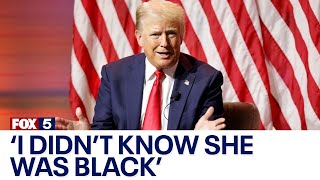 Trump at NABJ says he didnt know Kamala Harris was Black  FOX 5 Atlanta [upl. by Moyers]