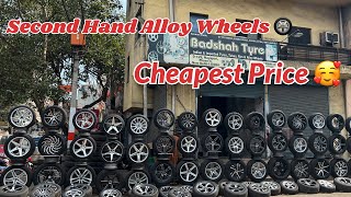 Second Hand Alloy Wheels 🛞 Mayapuri Market  Cheapest Alloy Wheel 🛞 Shop Part 2 [upl. by Odraude]