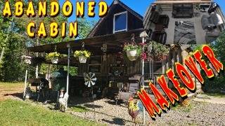 COMPLETE CABIN MAKEOVER tiny house homesteading offgrid cabin build DIY HOW TO sawmill tractor [upl. by Selmore944]