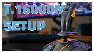 How to Setup the Thrustmaster T16000M  2023 Guide [upl. by Aikram70]