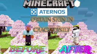 how to get your own skin in aternos server  skin restorer plugin [upl. by Ppilihp]