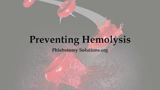 Preventing Hemolysis [upl. by Mezoff308]