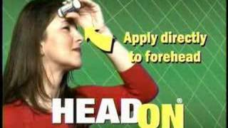 HEADON Apply directly to the forehead [upl. by Leamse]