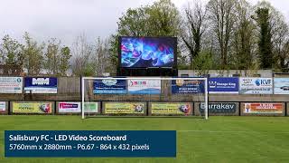 LED Video Scoreboard  Salisbury FC [upl. by Ramoj]