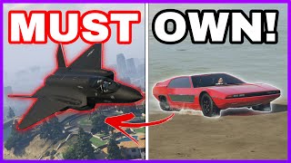 TOP 5 MUST OWN VEHICLES IN GTA ONLINE 2024 [upl. by Zurkow]