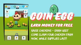 CoinEgg 🥚🐥 To play  Telegram Bot  Chicken Farm Mining [upl. by Rox]