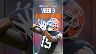 Top 3 WAIVER ADDS Ahead of Week 9  Fantasy Football 2024 shorts [upl. by Notaek]