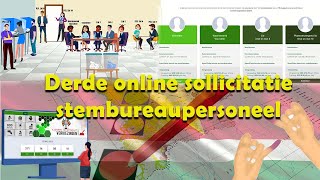 Derde online sollicitatie stembureaupersoneel [upl. by Oicnaneb]