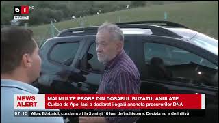 MAI MULTE PROBE DIN DOSARUL BUZATU ANULATEȘtiri B1TV26 oct 2024 [upl. by Nair589]