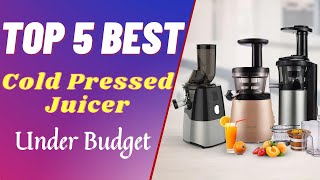 Top 5 Best Cold Press Juicer in India Under Budget 2021  Best Slow Juicer  Best Juicer in India [upl. by Koslo]