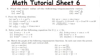 Trigonometry Practice Problems [upl. by Kalagher]