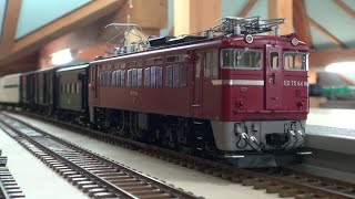 ED75 貨物列車 OJゲージ鉄道模型 o scale Japan o gauge train model [upl. by Arel]