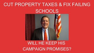 Will Ed Priola keep his campaign promises to cut property taxes and fix the ABSS failing schools [upl. by Munford]