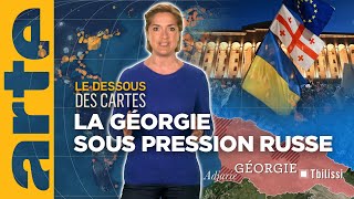 Géorgie  résister à la pression russe  Le dessous des cartes  L’essentiel  ARTE [upl. by Aseeram]