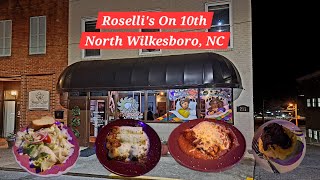 Rosellis On 10th  Must Try Italian Restaurant In N Wilkesboro NC [upl. by Staley97]