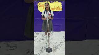 Ananya Sharma  Singing competition 2024  Kids DPS [upl. by Asira]