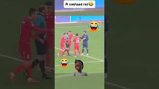 Must watch a confused referee shorts subscribe football [upl. by Auhsuj609]