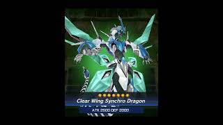 YUGIOH MASTER DUELSynchro Event All Clear Wing Monster Summons [upl. by Eseekram]