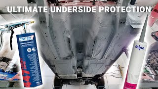 Full Underbody Rust Protection Guide Seam Sealer Underseal amp Cavity Wax by Dinitrol BMW E30  035 [upl. by Glennis]