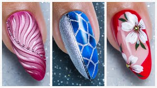 New Nail Design Ideas 2024  Easy Nail Art Compilation [upl. by Darcie569]