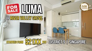 Singapore Condo Property Home Tour  1 Bedroom  Study 743 Sqft  Luma from 21XX psf [upl. by Ola]