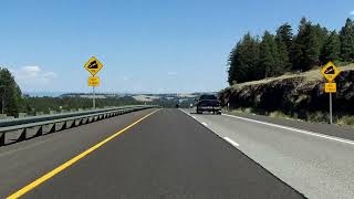 Interstate 84  Oregon Exits 243 to 252 eastbound [upl. by Ansela]