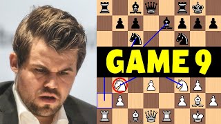 Nepomniachtchi vs Carlsen  Game 9  2021 FIDE World Chess Championship [upl. by Cinimmod802]