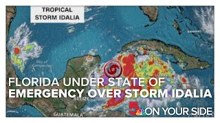 Florida under a state of emergency due to tropical storm Idalia [upl. by Sonitnatsnoc]