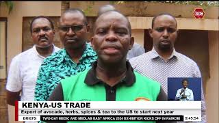 KenyaUS talks to focus on direct horticulture and tea sales next month [upl. by Seravaj]