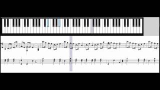 One Piece Binks Sake Brook Song  Piano Music Sheet Download amp Tutorial [upl. by Dorrej]