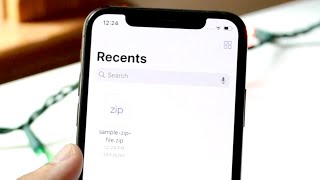 How To Extract Zip Files On iPhone 2022 [upl. by Thin]