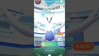 Legendary Pokemon raid game pokegame pokemongamingvideos pokemonmobilegame mobilegame shorts [upl. by Nylodnewg]