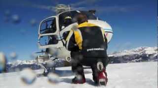 Secours en montagne avec MBH hélicoptères à Avoriaz  Mountain rescue helicopter [upl. by Leler]