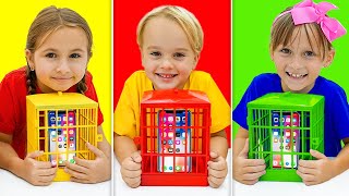 Kids learn good habits  Mobile Phone Jail Adventure [upl. by Saref225]