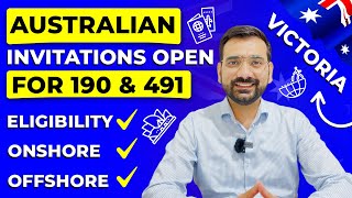 Subclass 190 amp 491 Invitations are Open for Victoria  Australian Immigration News 2023 [upl. by Margreta609]