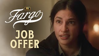 Lorraine Offers Indira a Job  Scene  Fargo  FX [upl. by Libove886]