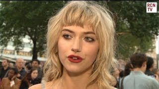 Imogen Poots Interview Filth Premiere [upl. by Yrrat]