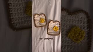 crochet crochetcafe breadandbutter toast crochetprojects crocheting crochetpattern bread [upl. by Czarra]