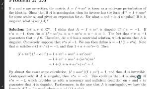 NLA Lecture 2 Exercise 6 [upl. by Wayland]