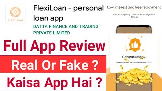 FlexiLoan Personal Loan App Review  Real Or Fake  FlexiLoan App Safe Or Not [upl. by Htebaras]