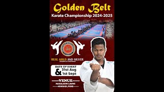 DAY  1  GOLDEN BELT  KARATE CHAMPIONSHIP 20242025  PUNE [upl. by Florentia]