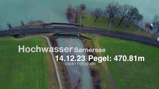 Hochwasser Sarneraatal Dezember 2023 in Obwalden [upl. by Eimmac]