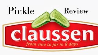 Claussen Kosher Dill Pickle Review [upl. by Crespi]