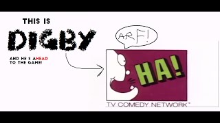 HA TV Comedy Network IDs  Digby the Dog [upl. by Nnylyoj314]