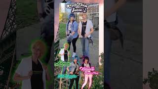 tournage sur paris miraculous miraculousladybug lukacouffaine marinette [upl. by Yxel]