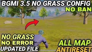 BGMI 35 NO GRASS CONFIG FILE  NO GRASS CONFIG BGMI 35  BGMI 35 NO GRASS  100 Safe No Ban [upl. by Anemolihp]