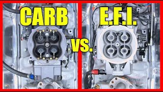 Carburetor vs EFI on Small Block Chevy on the Dyno [upl. by Normi936]