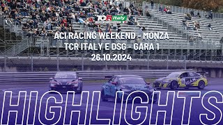 TCR Italy e DSG  HIGHLIGHTS  ARW Monza  Gara 1 [upl. by Ettenal]